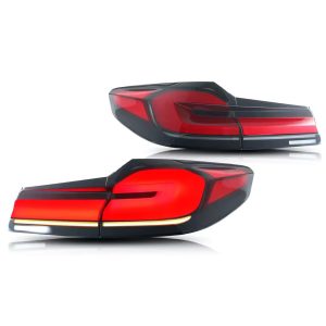 LED-es hátsó lámpák BMW G30 F90 M5 5-ös szériához 2017-2020, szekvenciális, irányjelzős