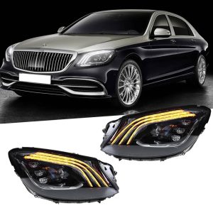 2db Mercedes Benz S-osztály W222 (2014-2017) Dinamikus LED Fényszórók