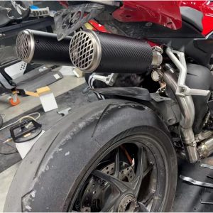 Ducati Streetfighter V4 2022–2024 slip-on kipufogó, link pipe-pal